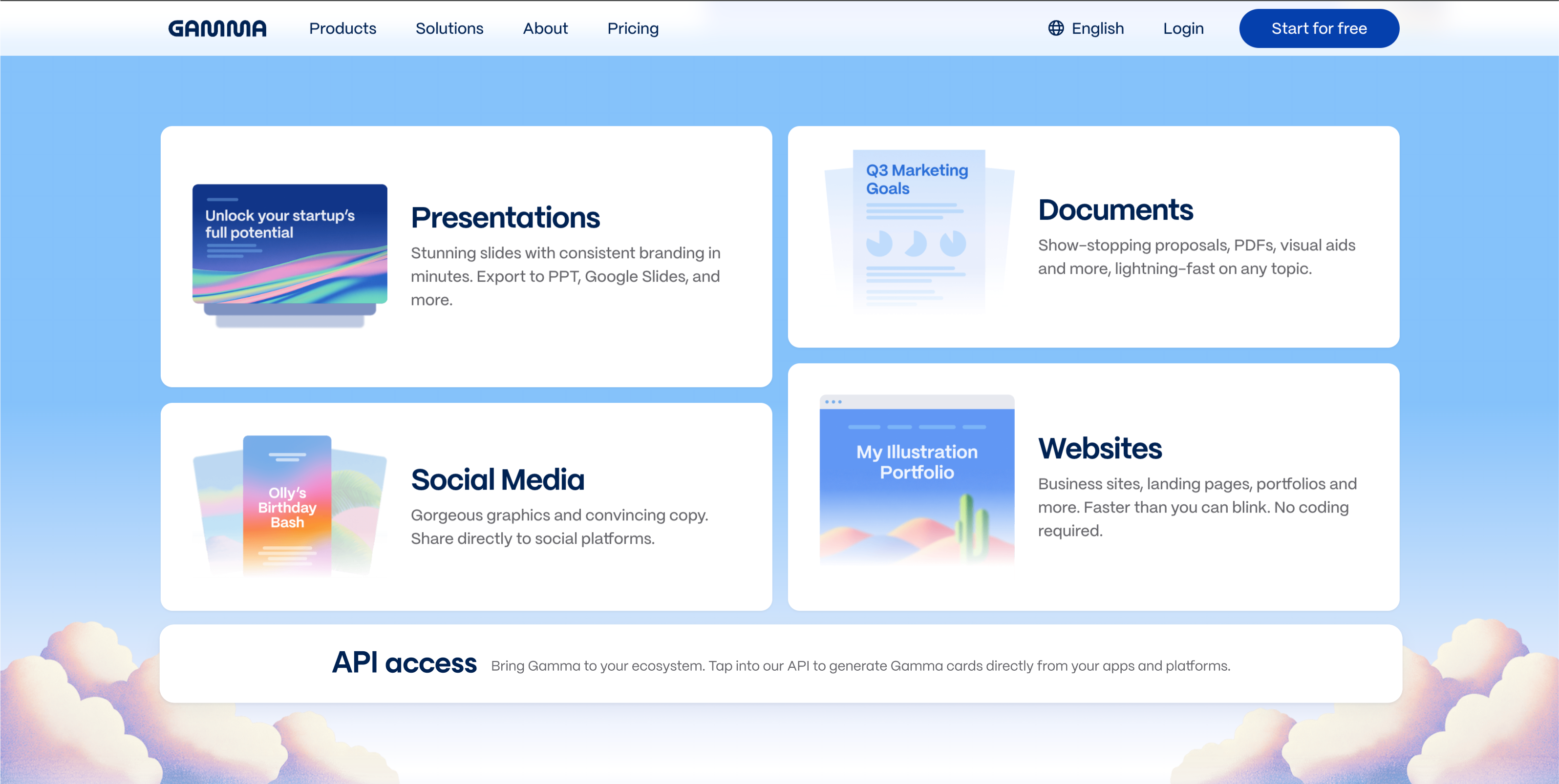 Gamma AI Presentation Tool