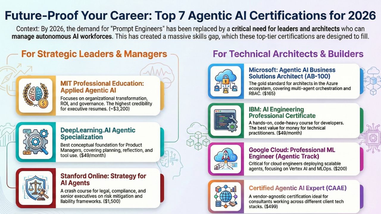 Top Agentic AI Certifications 2026