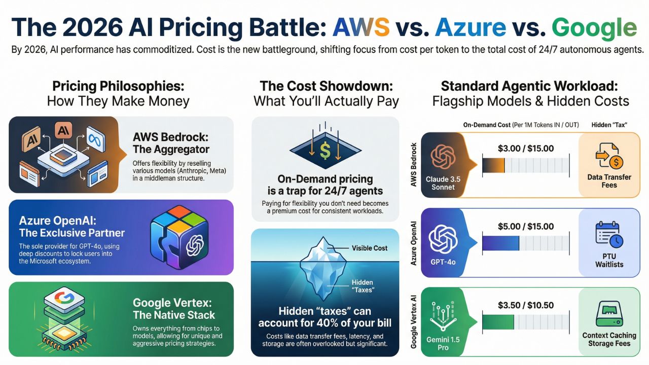 AWS Bedrock vs Azure OpenAI Pricing Comparison 2026