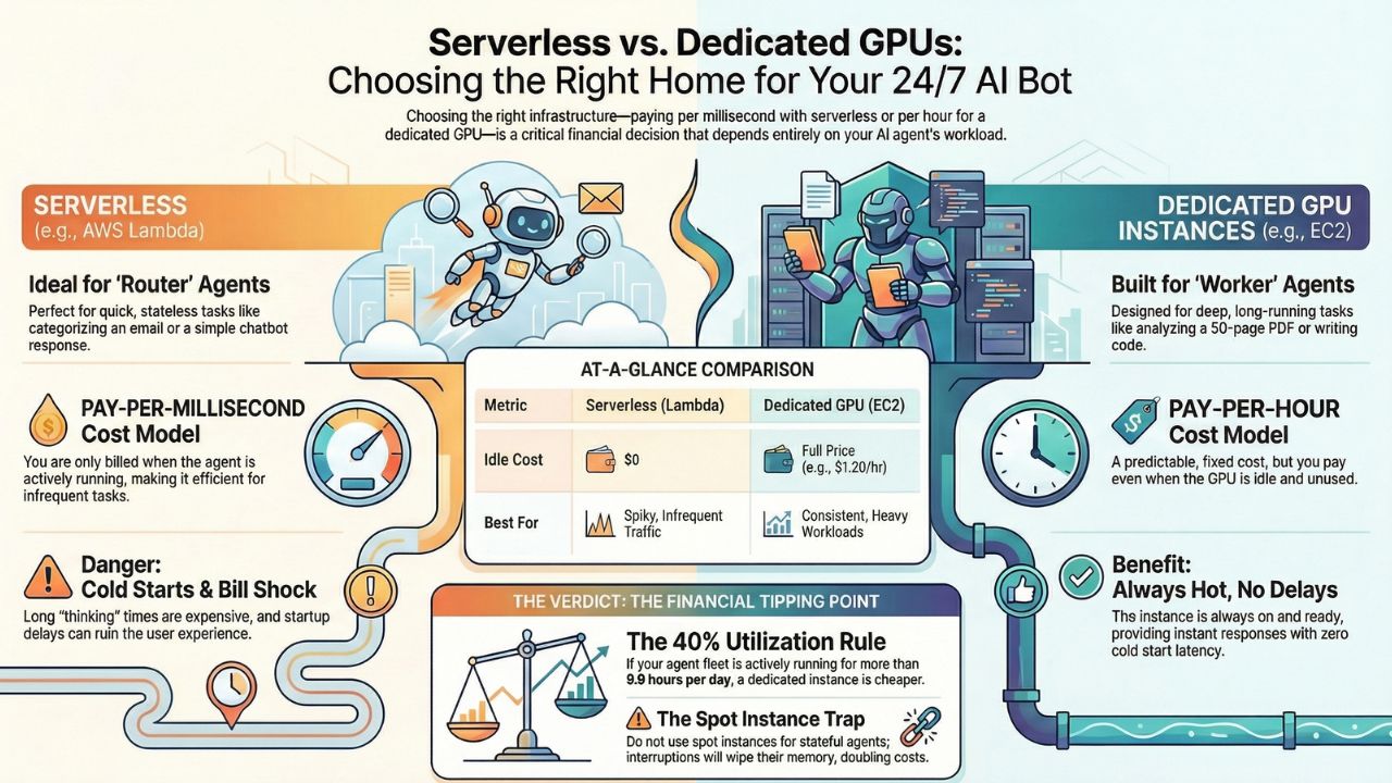 Serverless Agents vs GPU Instances Cost Analysis
