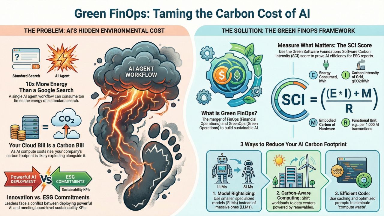 Green FinOps and Sustainable AI Visualization