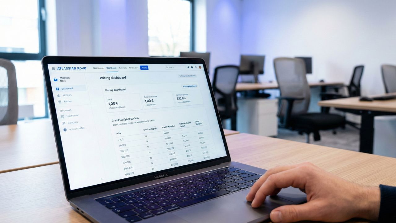 Atlassian Rovo Pricing and Credit Multiplier Chart