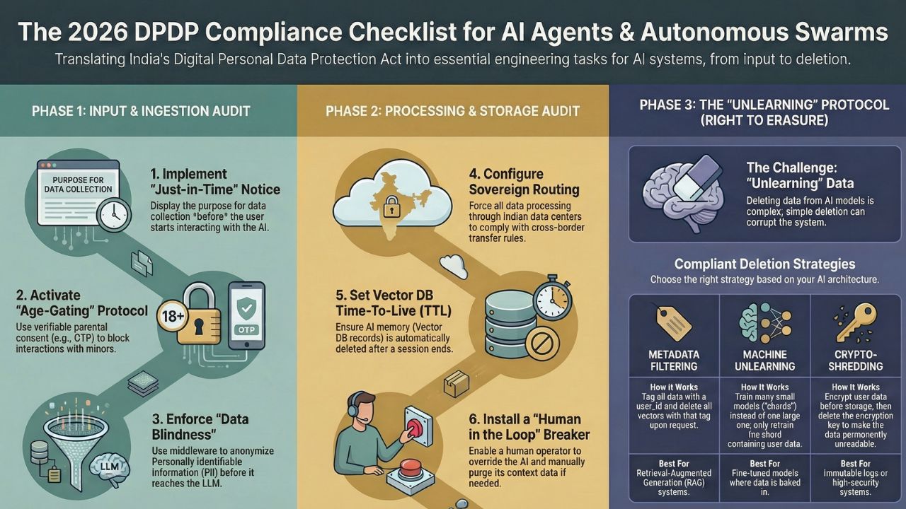 DPDP Act 2026 Checklist for AI Agents