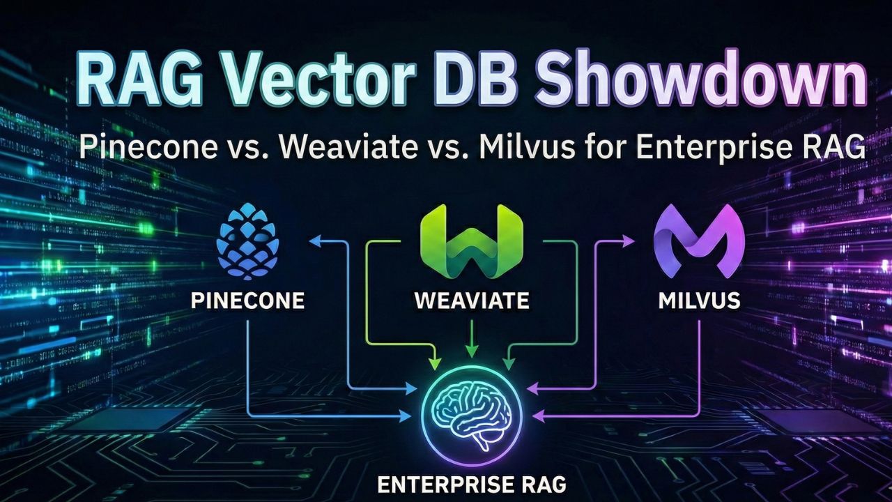Pinecone vs Weaviate vs Milvus Comparison