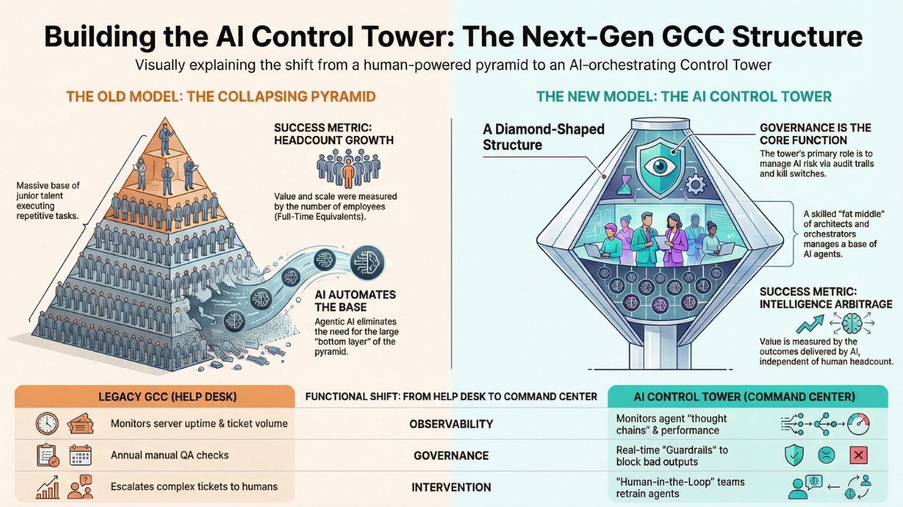 AI Control Tower Structure GCC India 2026