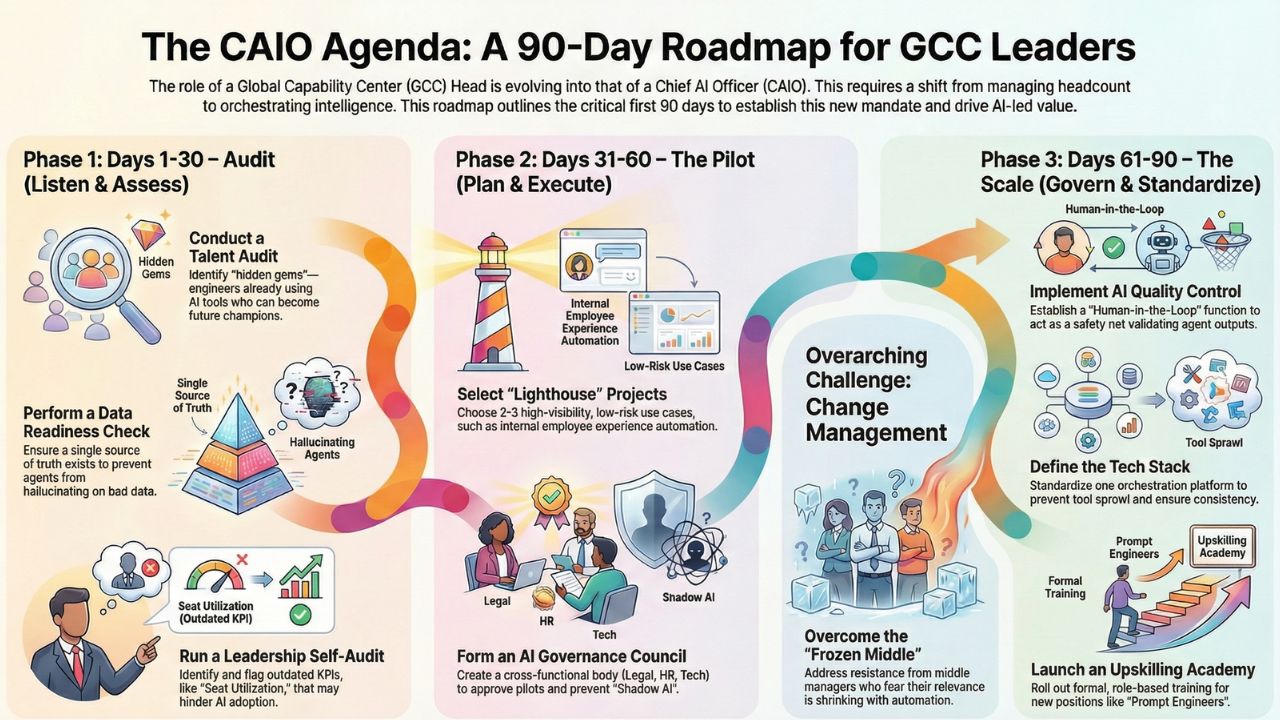 Chief AI Officer 90 Day Plan India 2026