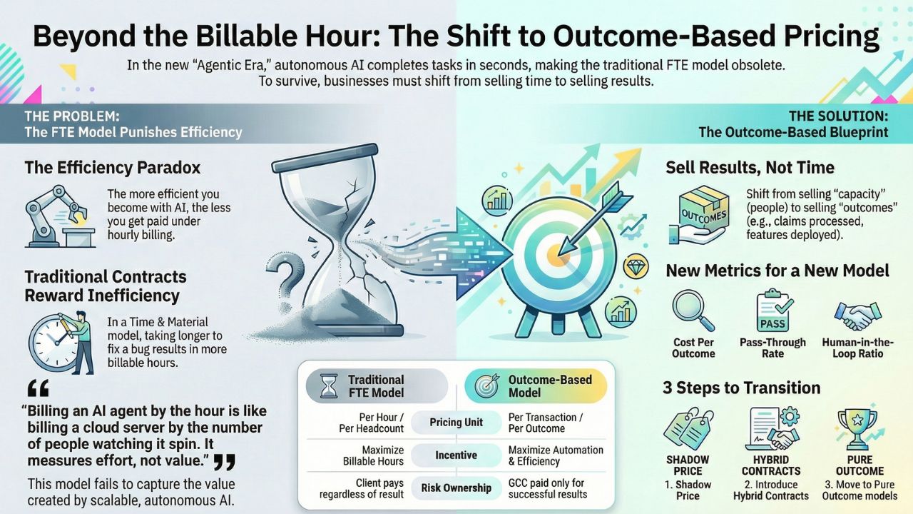 Outcome Based Pricing vs FTE Model India 2026