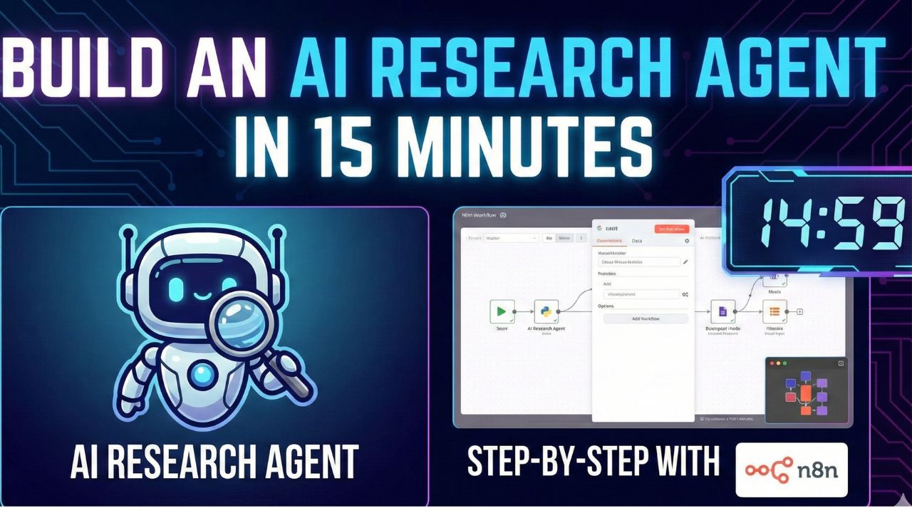n8n AI Research Agent Tutorial