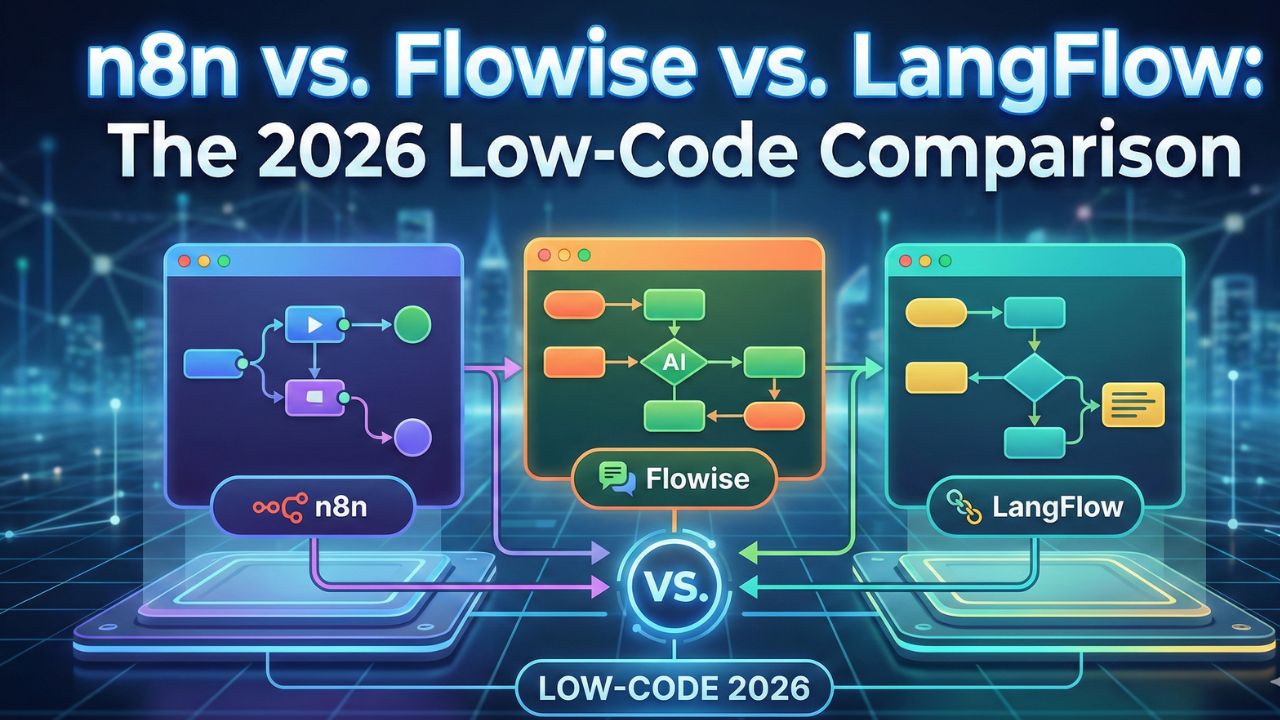 n8n vs Flowise vs LangFlow Comparison 2026