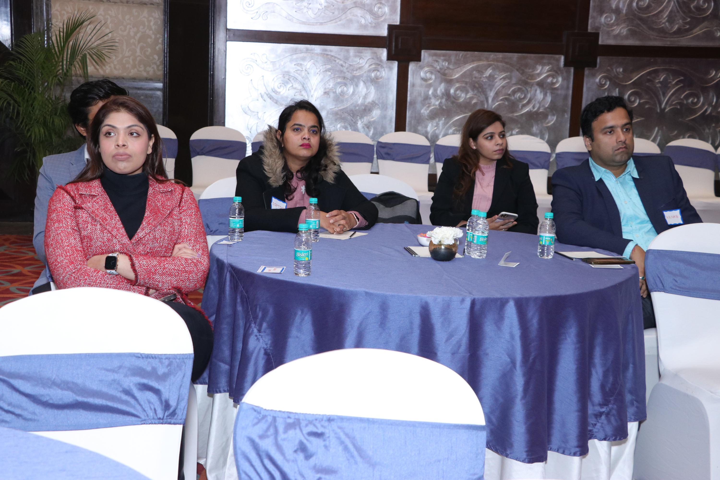 Attendees listening to keynote speech