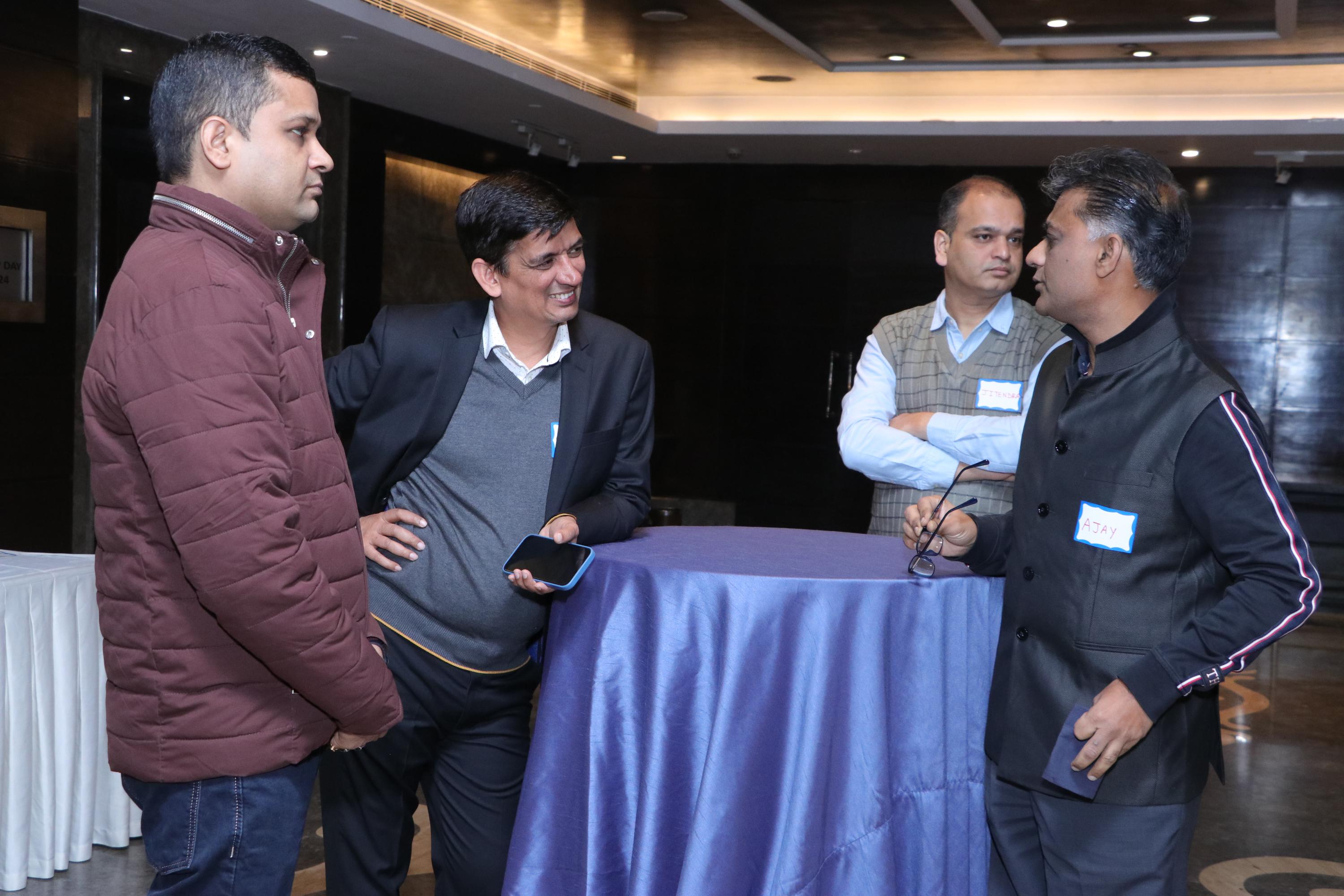 Networking at Agile Leadership Day India 2024