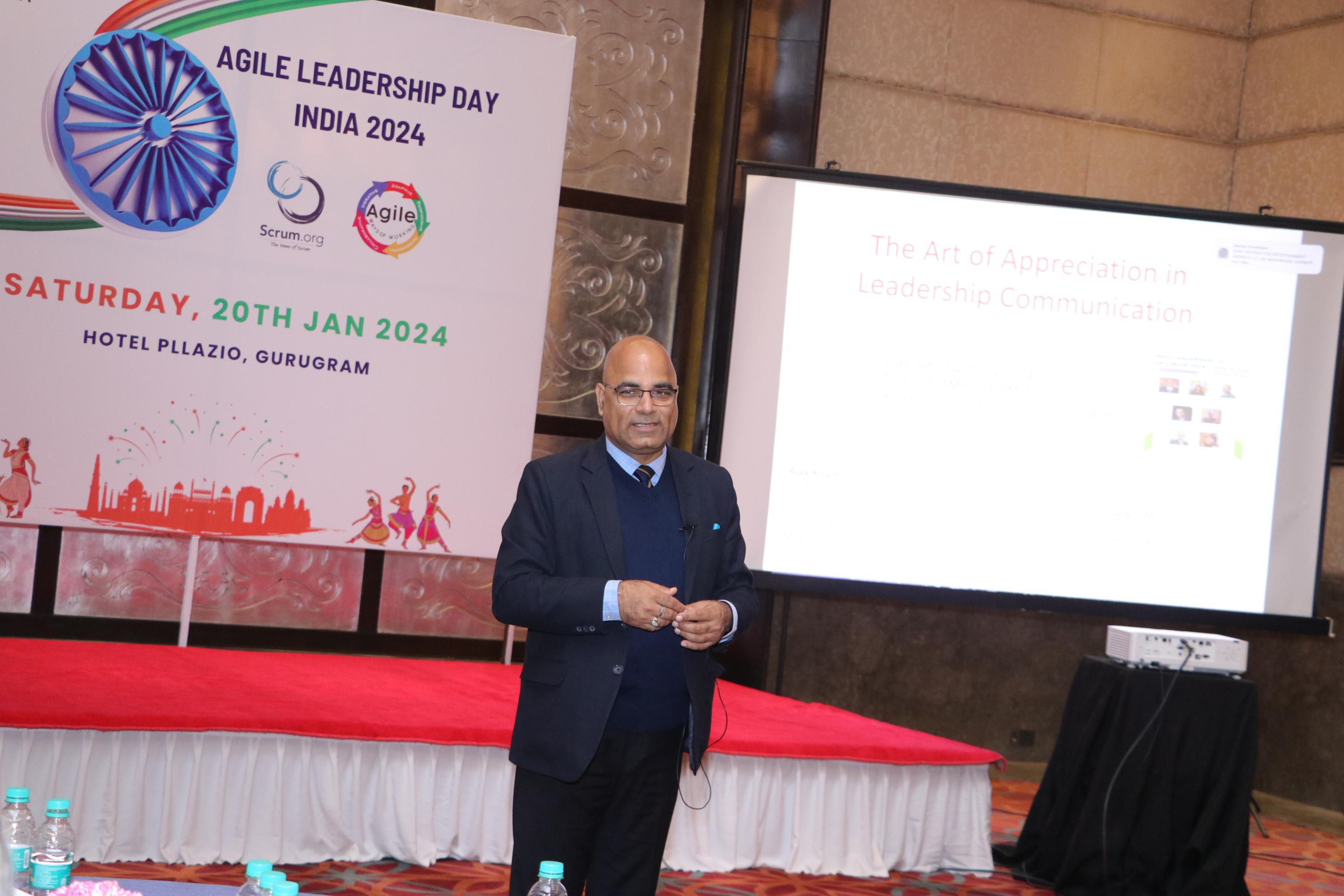 Ajay K Jain delivering keynote on Appreciation