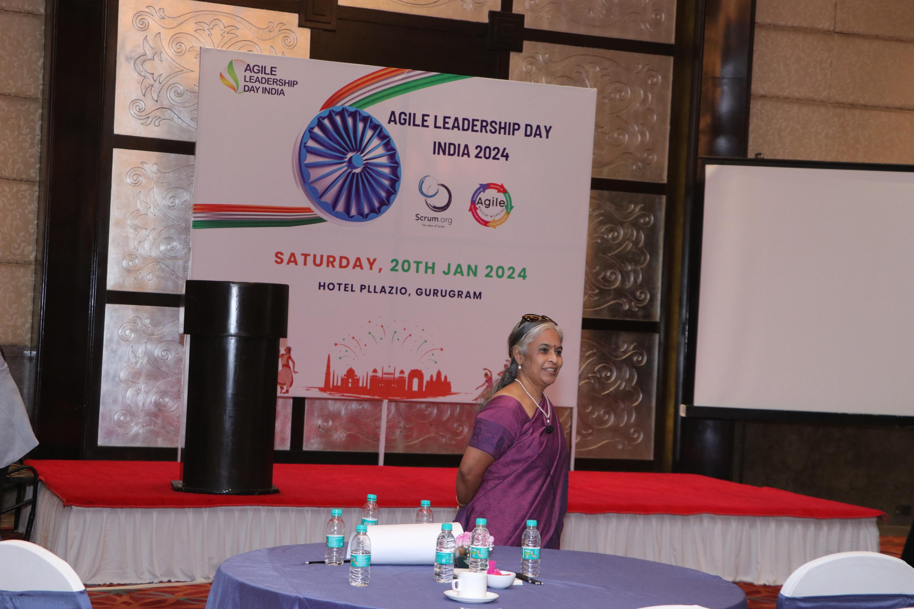 Sharing stories from her time at Infosys