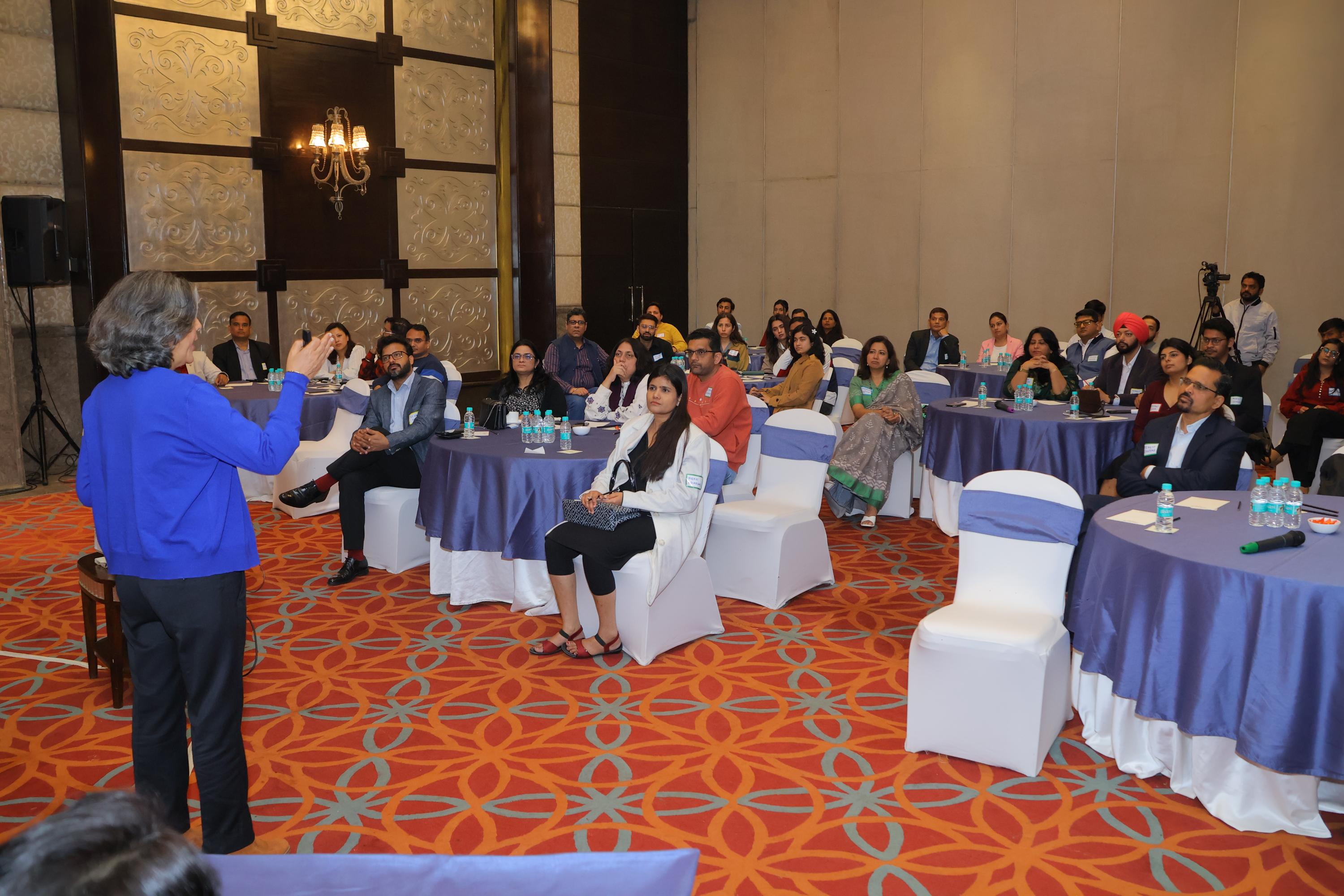 Renu Bohra presenting HR transformation strategies